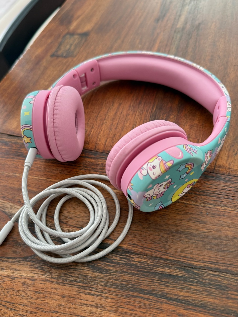 Snug Play+ Kids Headphones Unicorns Pink Foldable Volume Limited